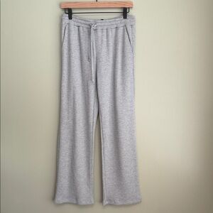 Jac Parker “lazy day waffle wide leg pant” Pockets Elastic Waistband  USA Made